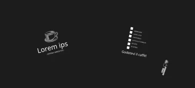 Caffè nero semplice illustrazione