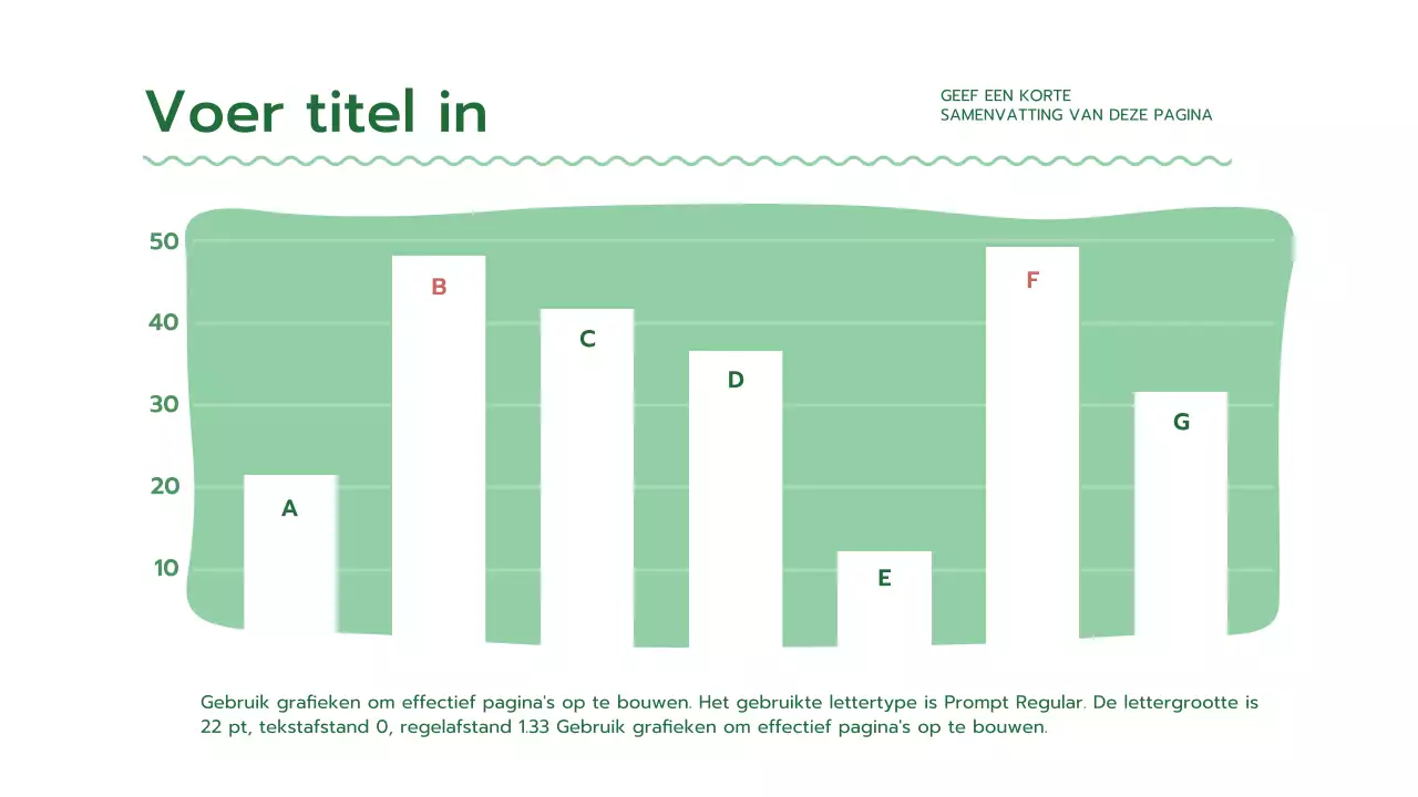 Een frisse, groene, afgeronde psychologiepresentatie