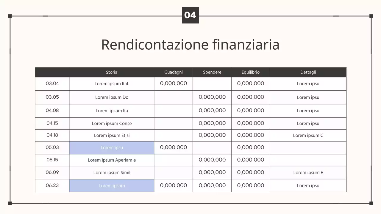 Annuncio della plenaria di fine anno in uno stile semplice di colore beige e azzurro.