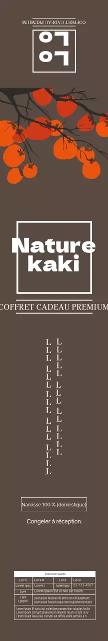 Illustration brune soignée illustration naturelle kaki séché