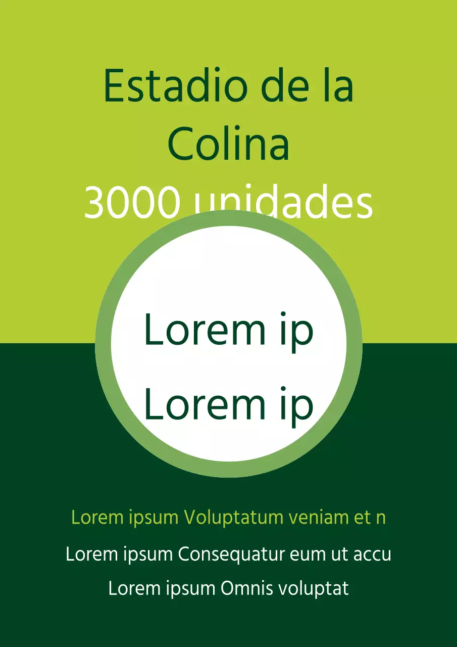 Promover la venta de una simple mención de subzona con una forma verde