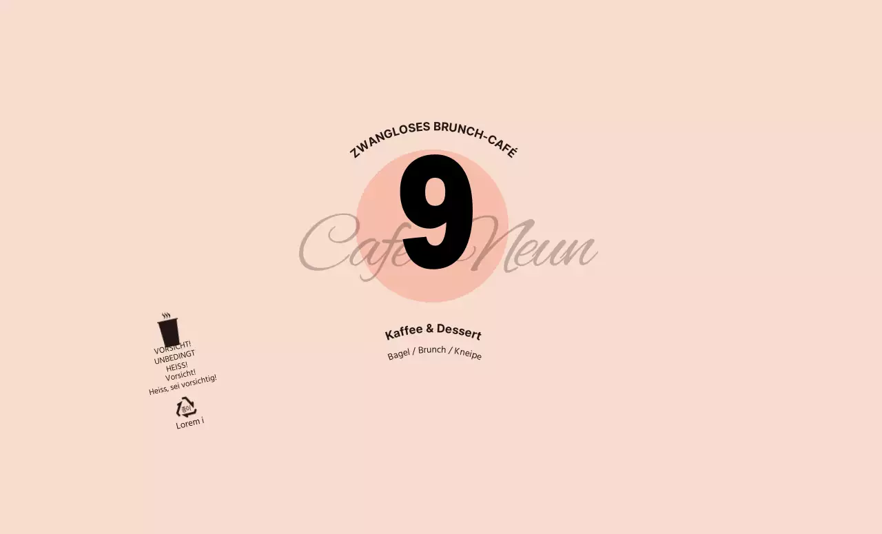 Rosa Neat Symbol Cafe