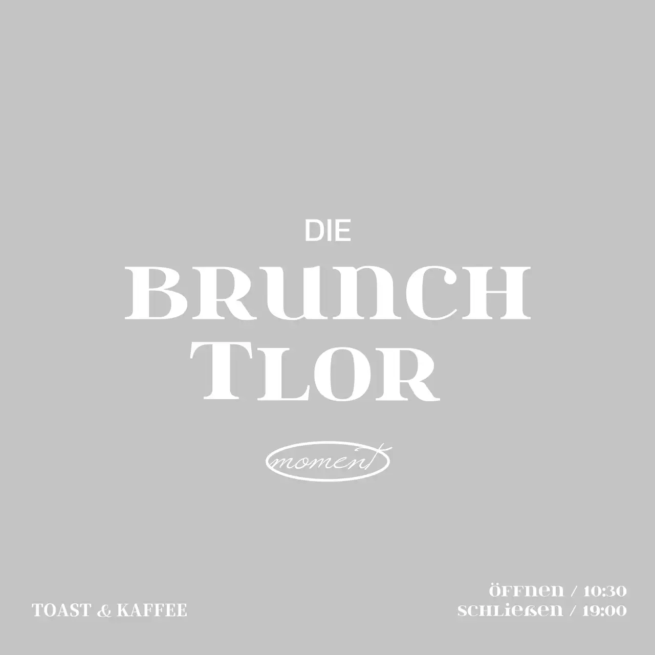 Café-Logo im Vintage-Stil in Weiß