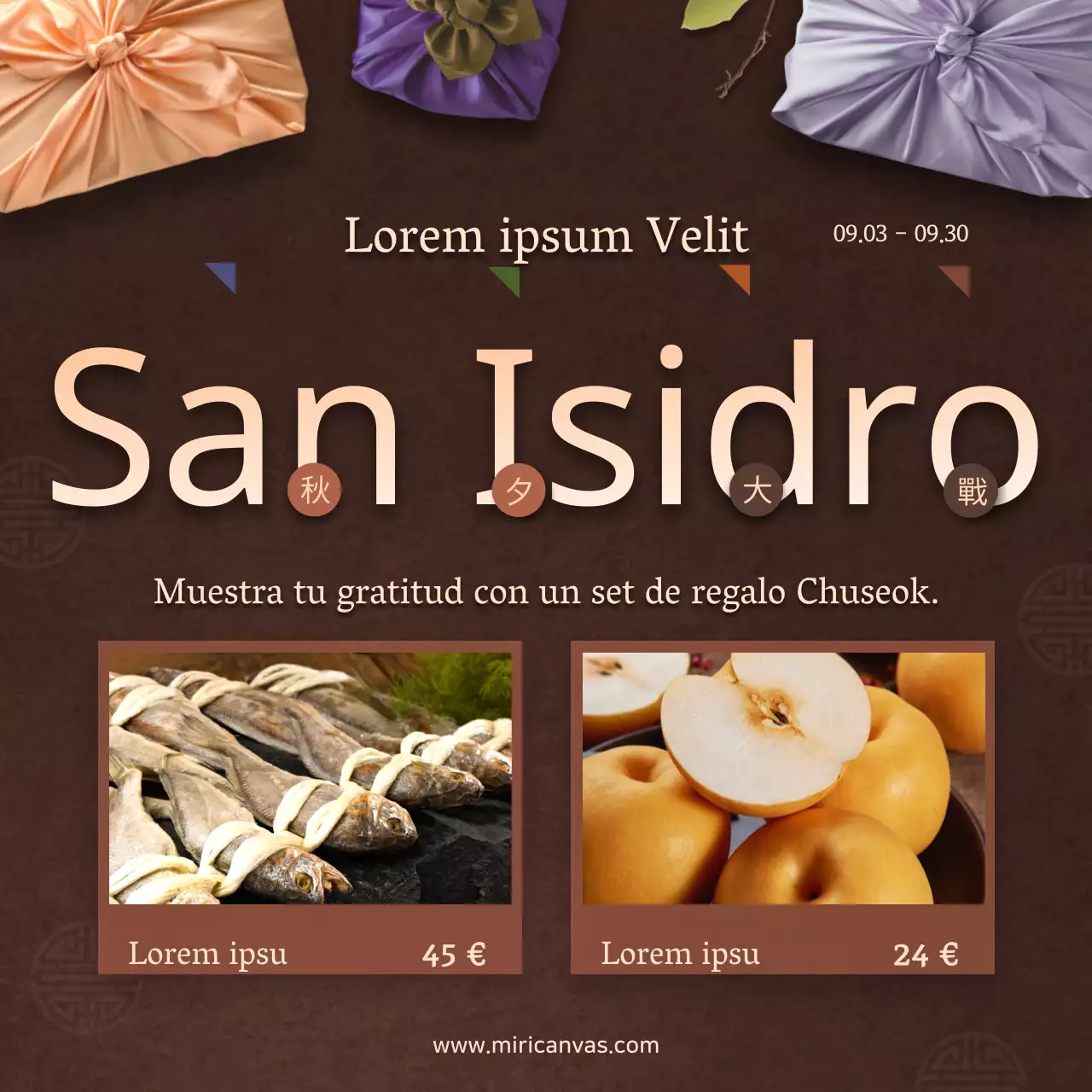 Concurso de regalos Chuseok