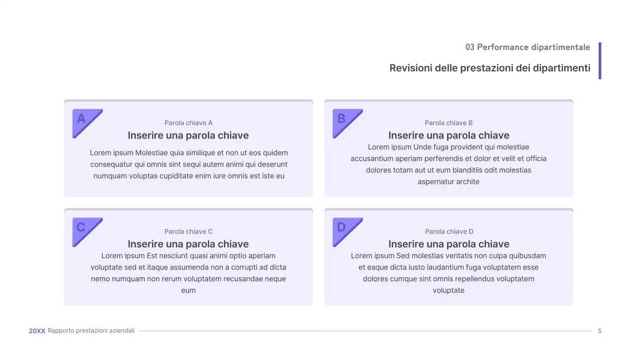Kit di presentazione aziendale viola, concetto di interfaccia utente tridimensionale