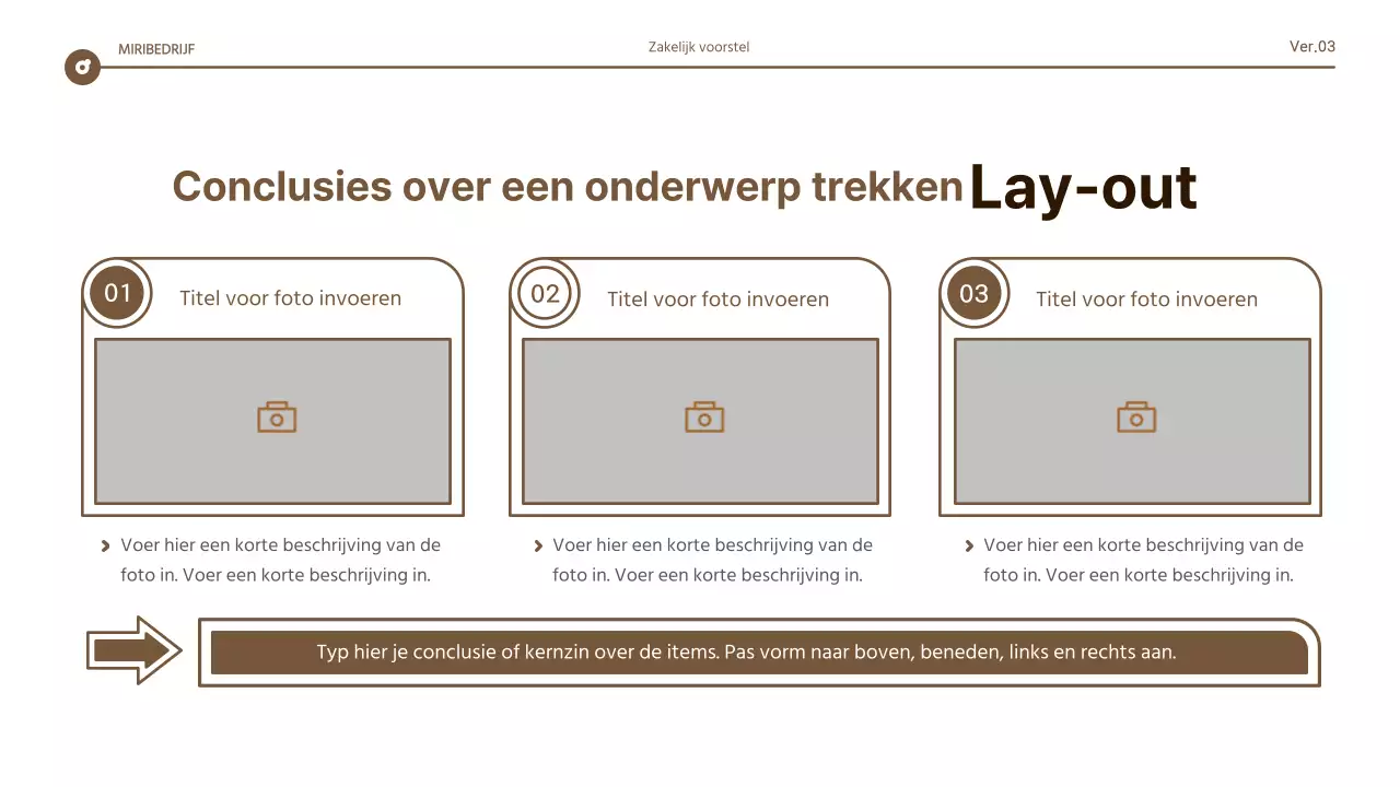 Eenvoudig bruin en wit tekstmarkeringsrapport