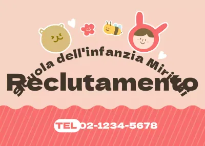 Magnete per il reclutamento della scuola materna