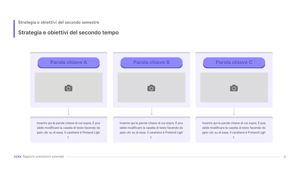 Kit di presentazione aziendale viola, concetto di interfaccia utente tridimensionale