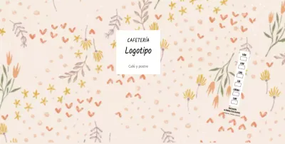 Estampado floral ilustrado beige