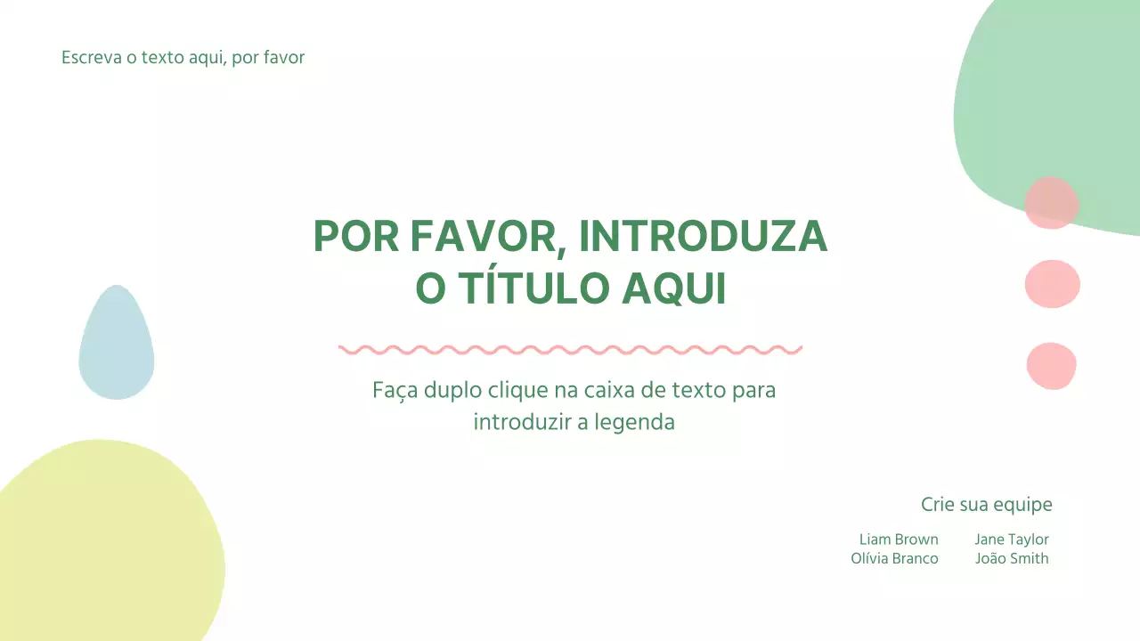 Um verde fresco, apresentação psicológica arredondada