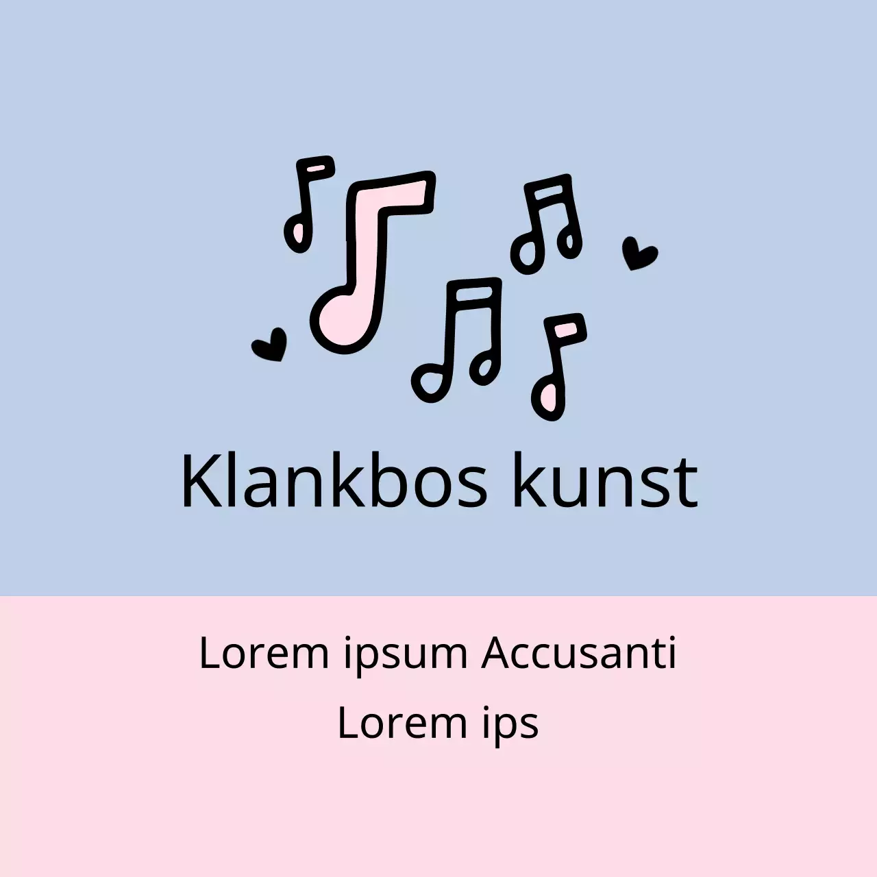 Promotie van Blauw Roze Illustratie Kunstschool