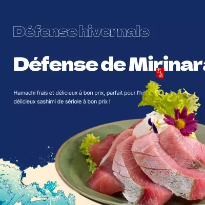 Thème de l'alimentation hivernale de la limande à queue jaune avec mise en évidence du texte en bleu