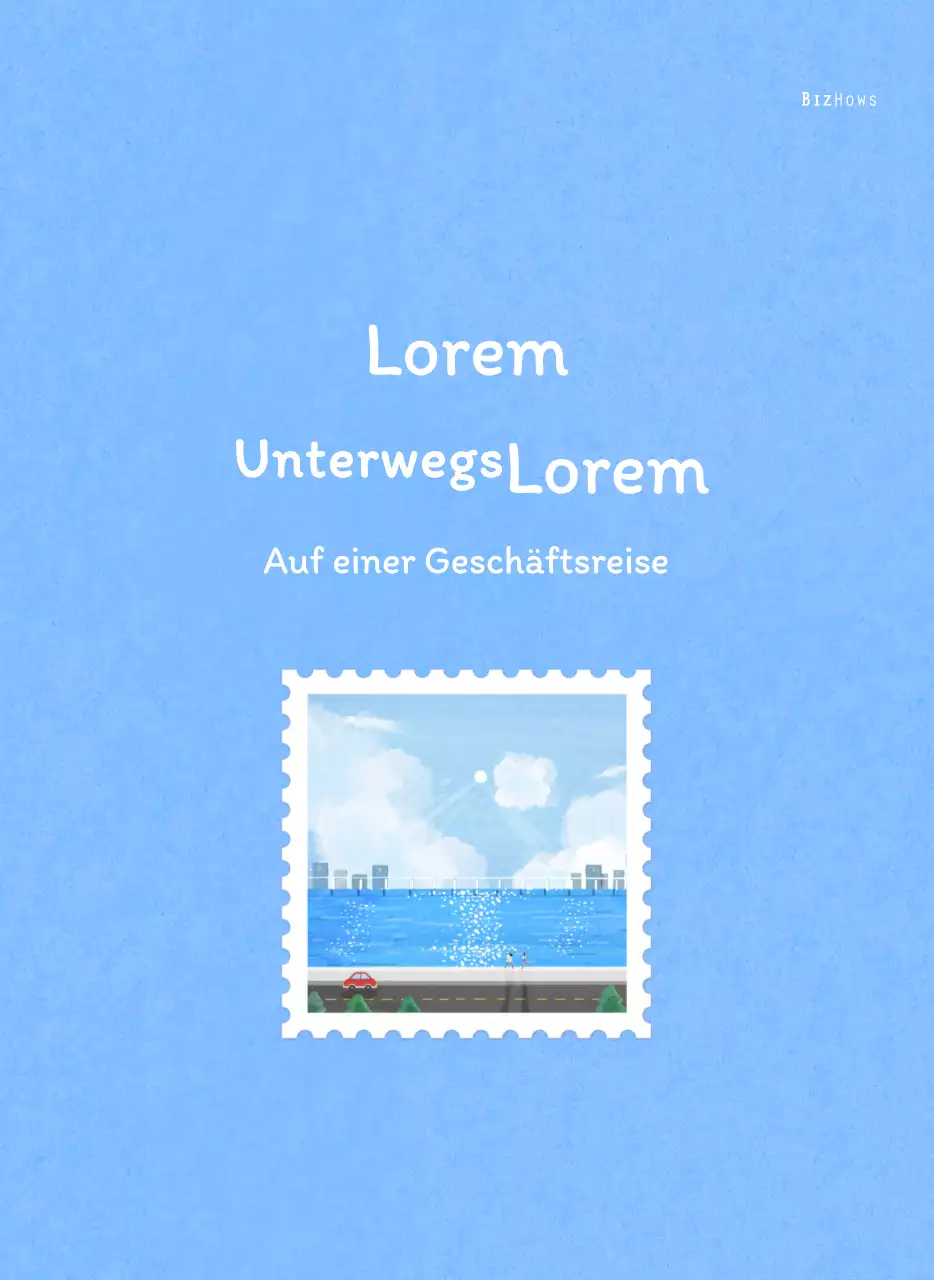 Stempelillustrationen mit einem warmen Konzept