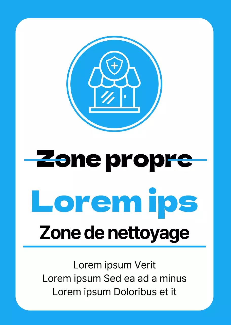 Guide pour des magasins bleus, propres et sûrs