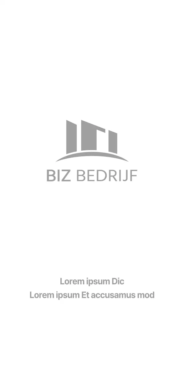 Zakelijk bedrijfsconcept met scherpe lijnen logo