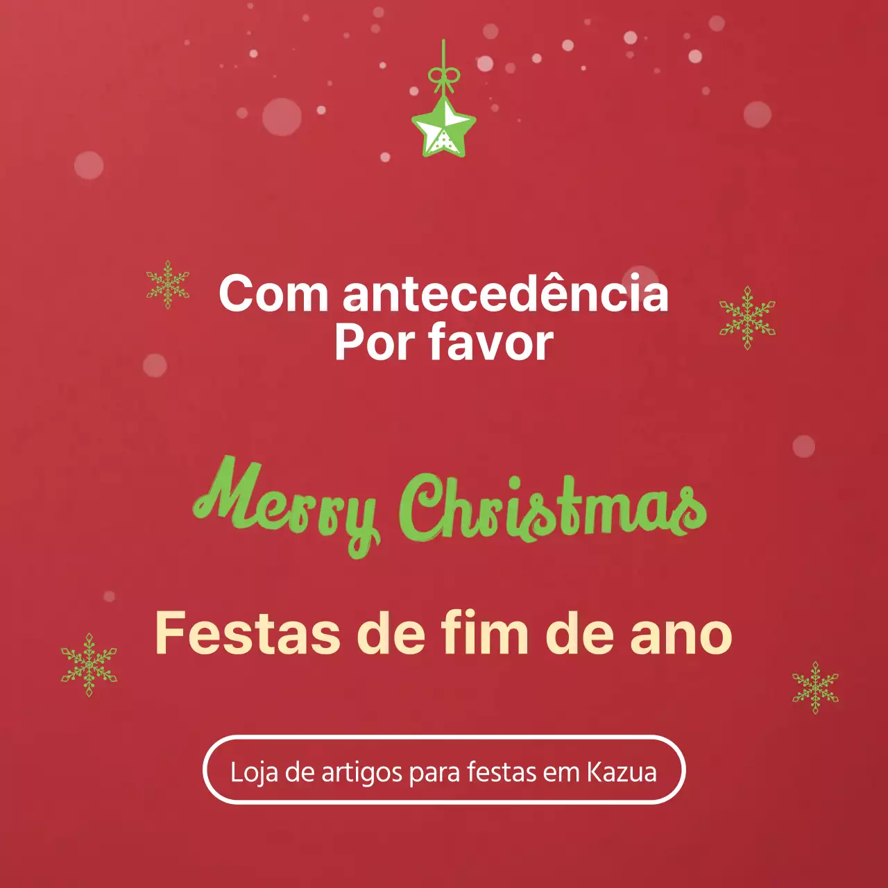 Caligrafia em forma de árvore sobre um fundo vermelho