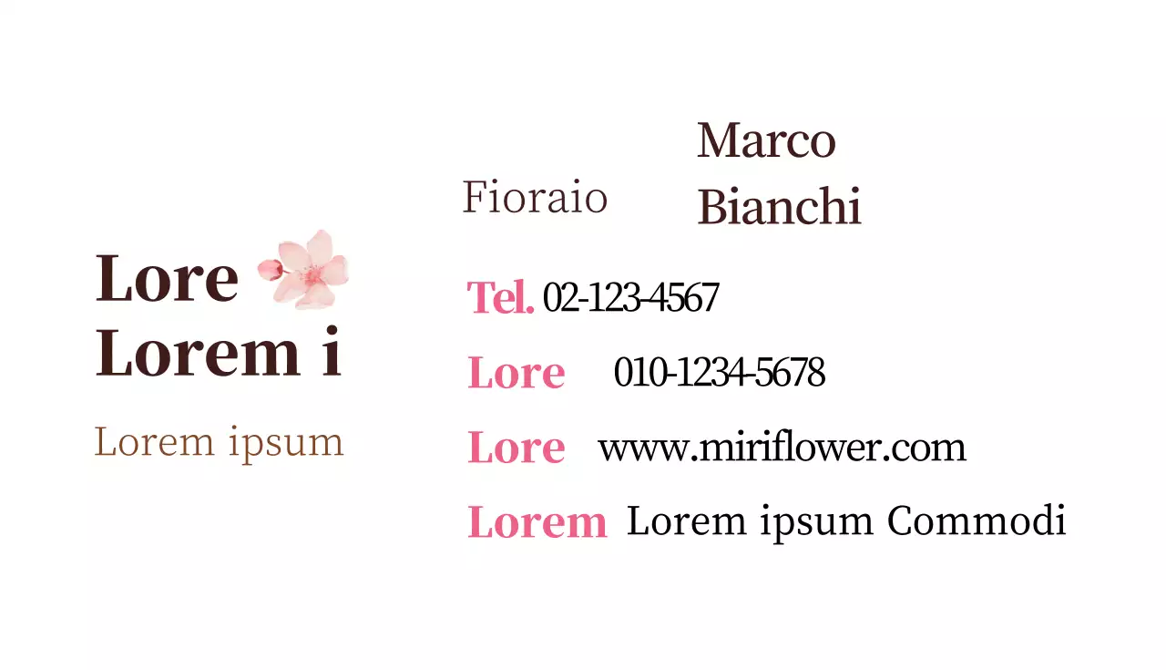 43441_Biglietto da visita fiorista