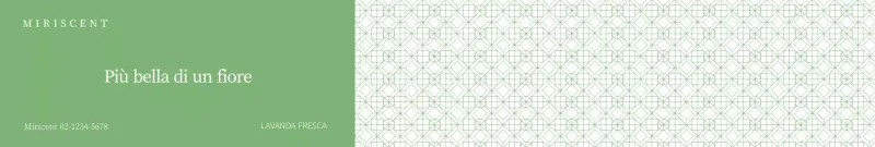 Confezione regalo per diffusore a sfondo verde