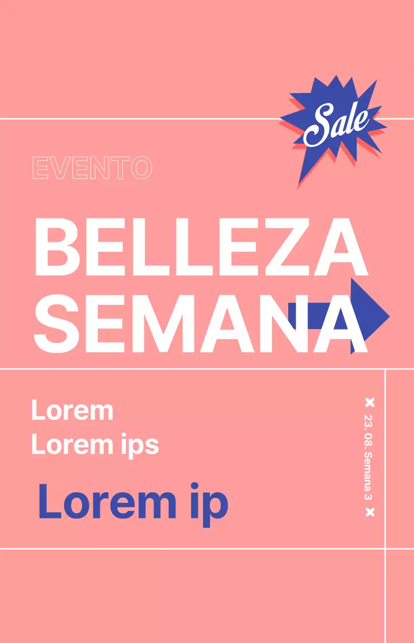 Bandera de promoción de descuentos en cosméticos con fondo rosa