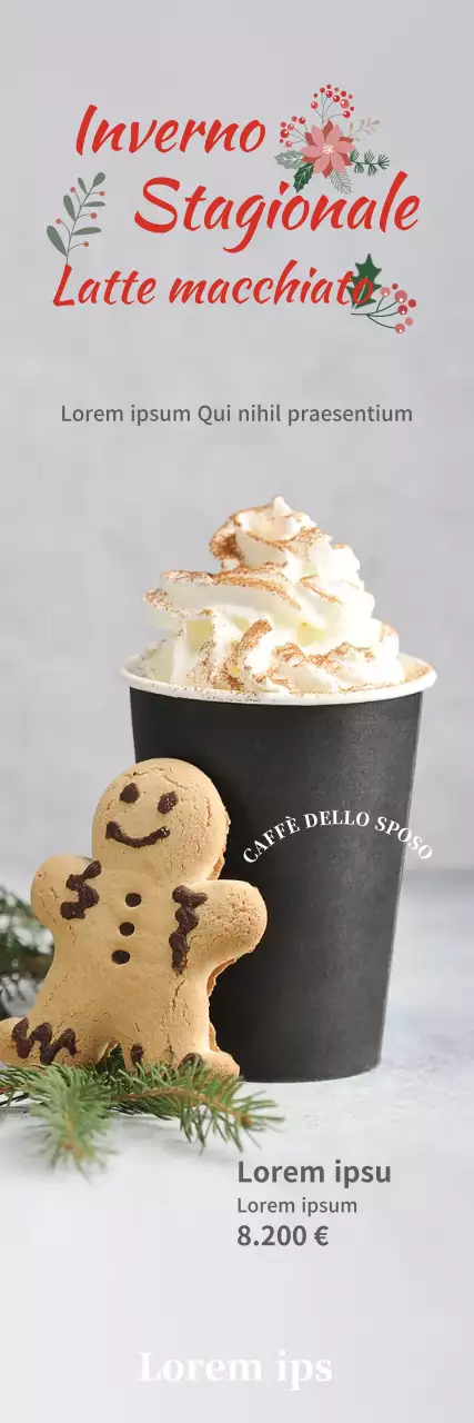 Promuovete il vostro menu di Natale al caffè