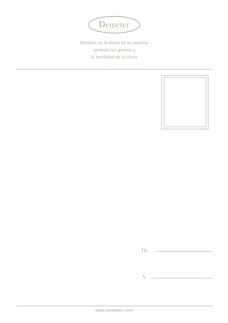 Postal con fondo fotográfico sencillo