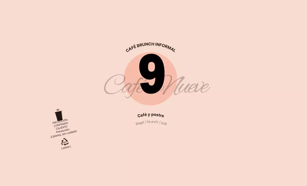 Pink Neat Symbol Cafe