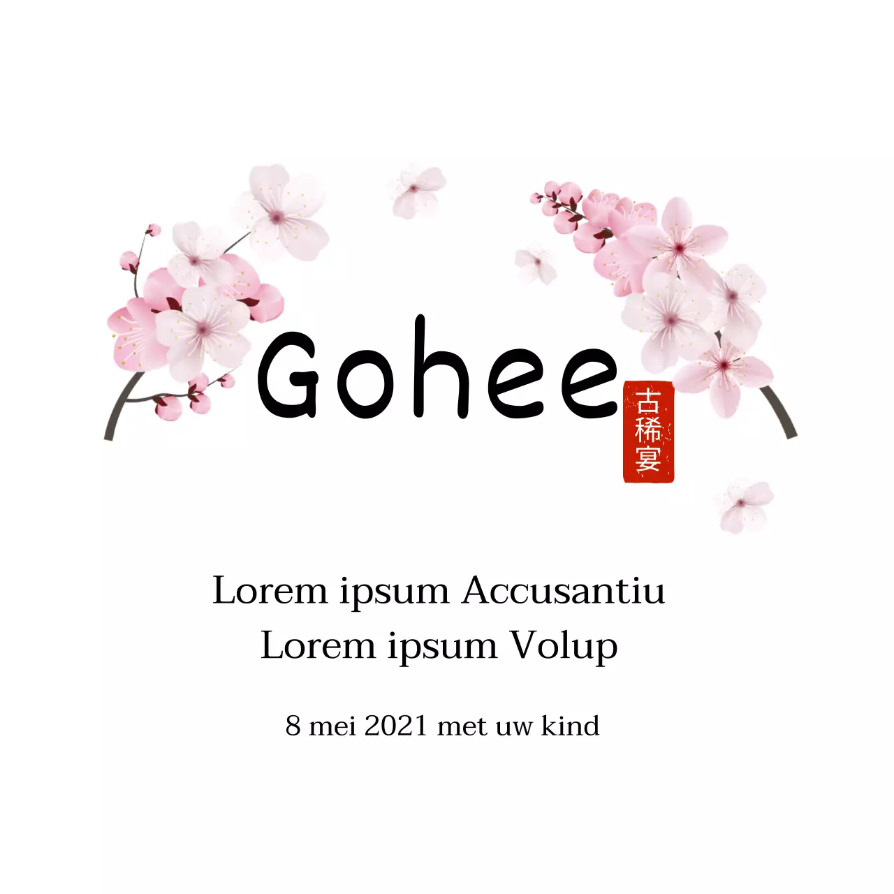 Witte geïllustreerde letters benadrukken Traditioneel eenvoudig bedanklabel