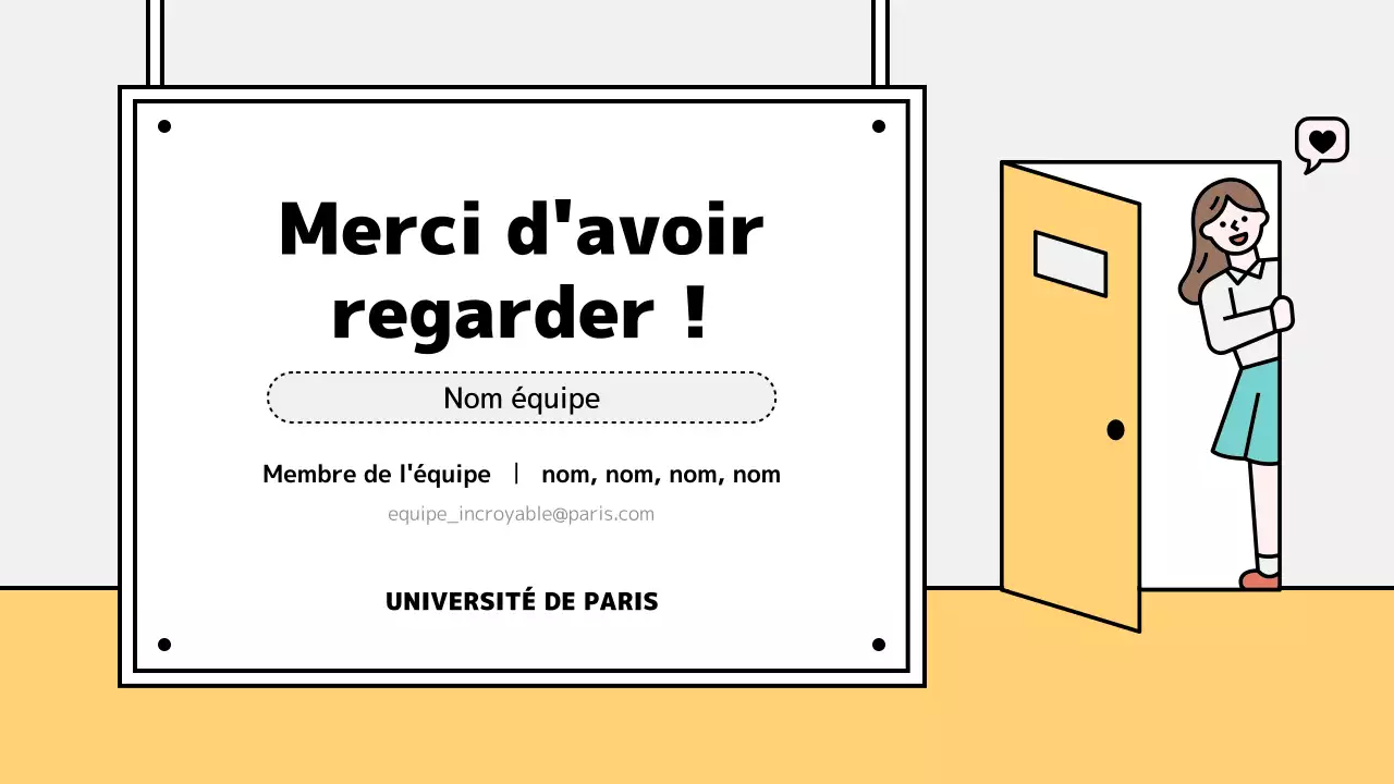 Redessiner de jolis panneaux de classe avec des accents jaunes