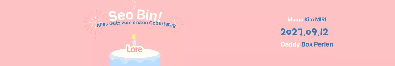 Pastellfarbener Fotorahmen zum Hundertsten Geburtstag