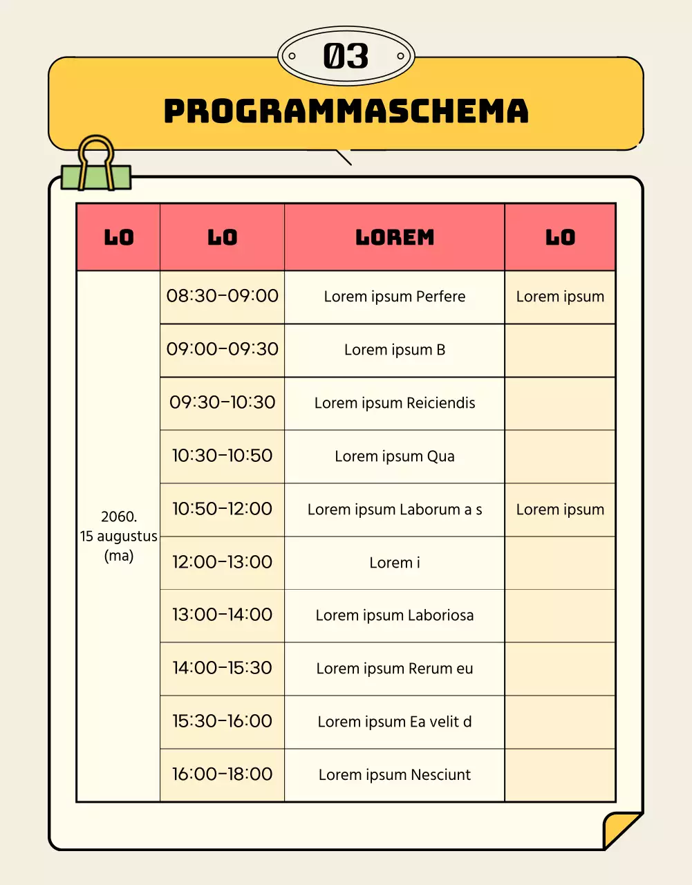 Gele en roze gesplitste lay-out Gids voor deelname aan lokale culturele rondleidingen