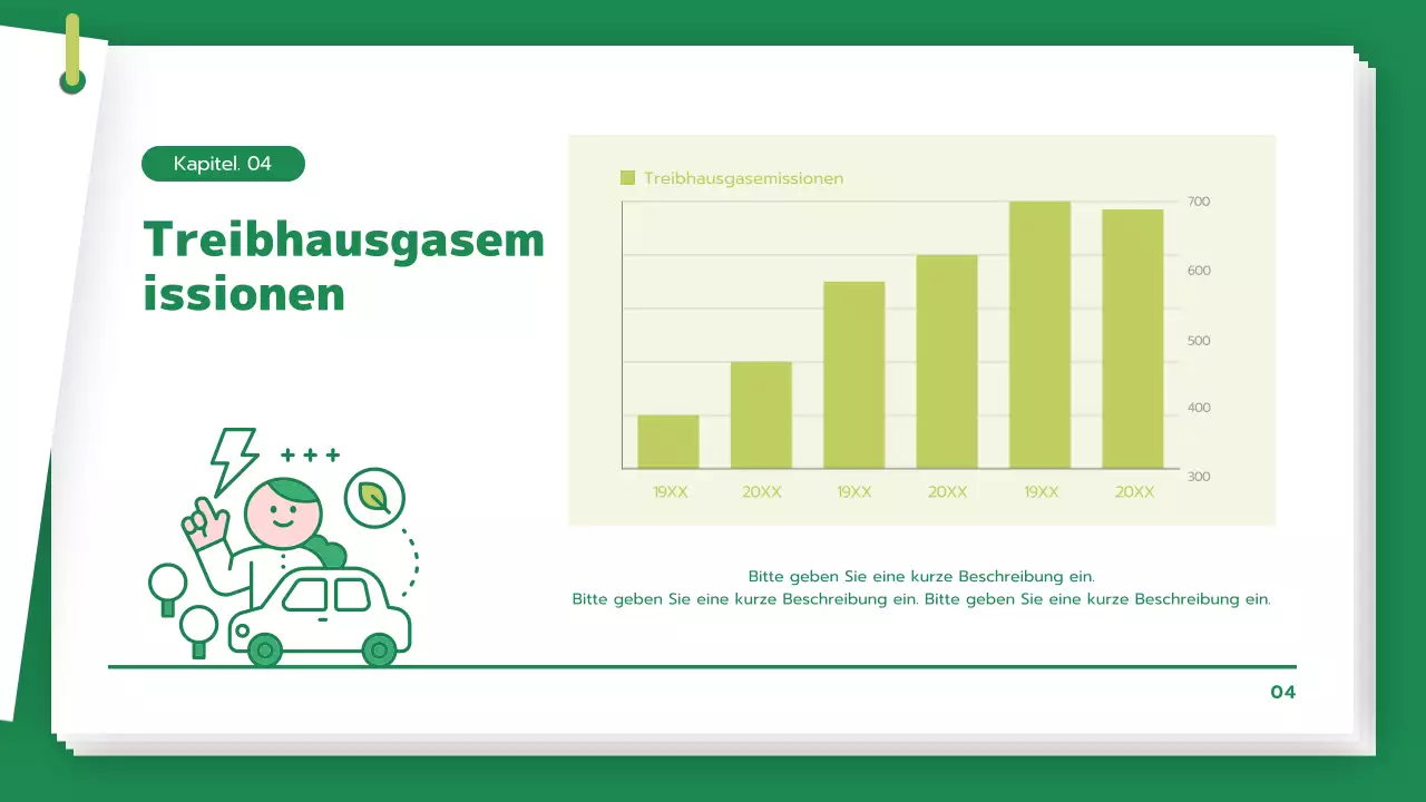 Erforschung des Klimawandels und der Treibhausgase auf grüne, saubere Weise