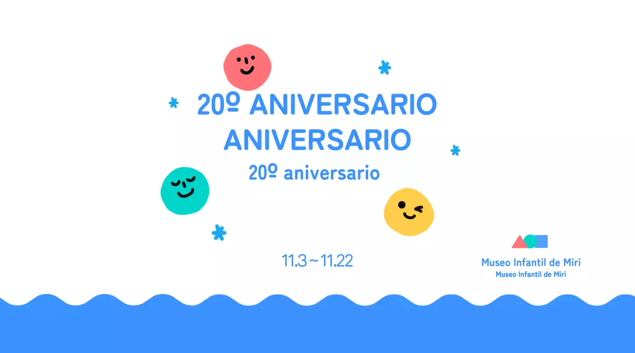 Celebra el azul, colorido y brillante