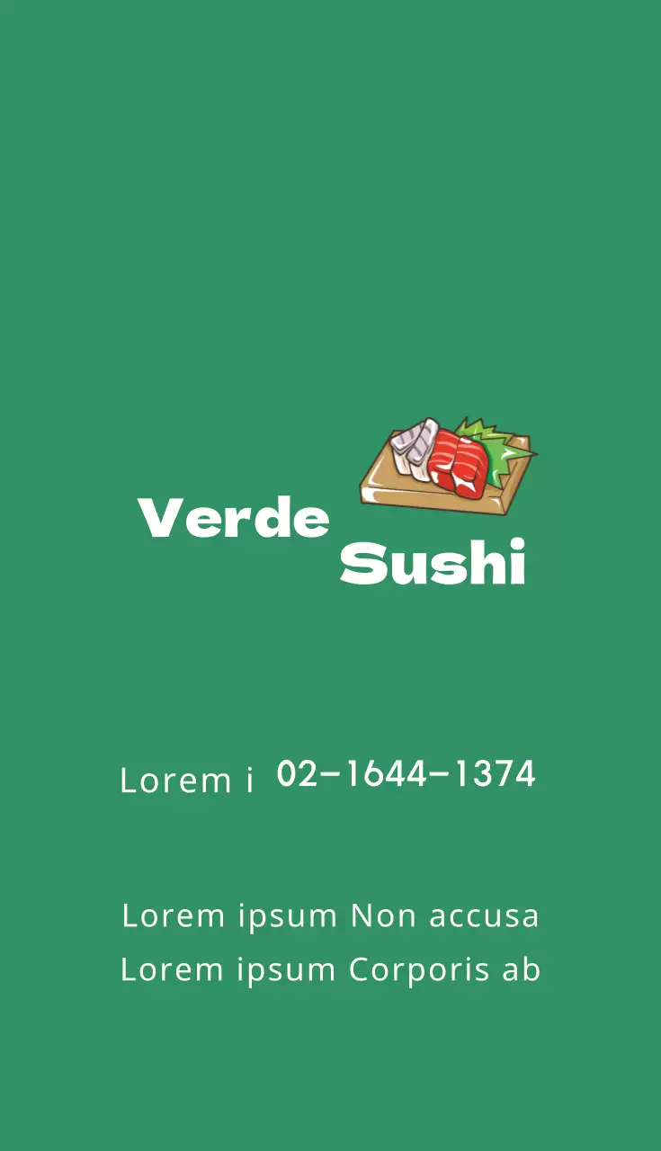 Sushi verde