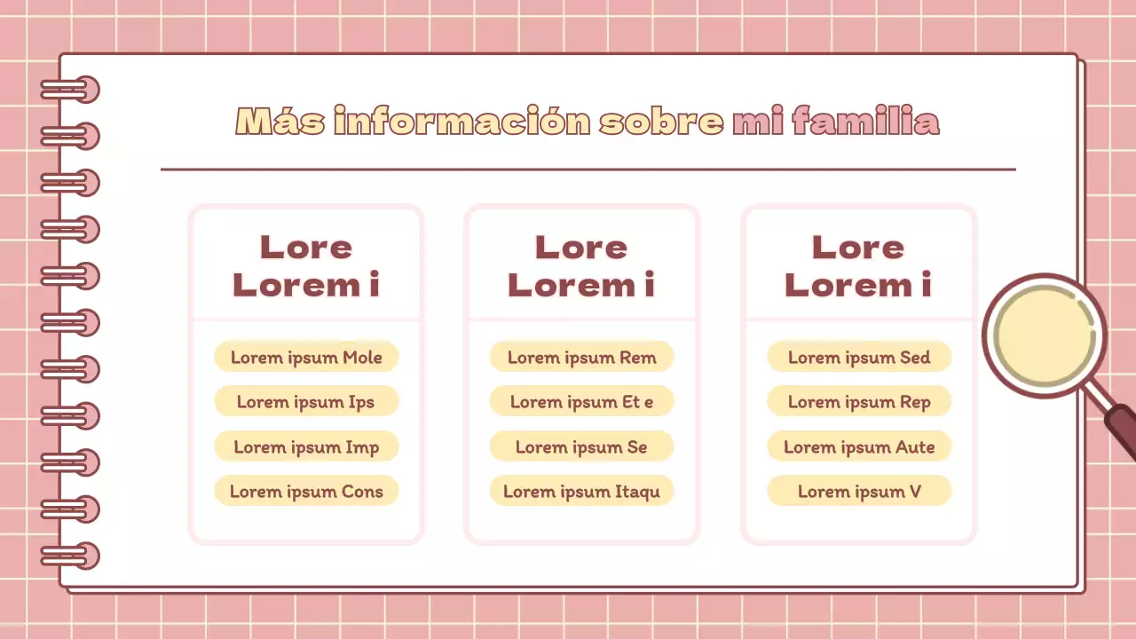 Presentación minimalista de los deberes de vacaciones de primaria en rosa y amarillo