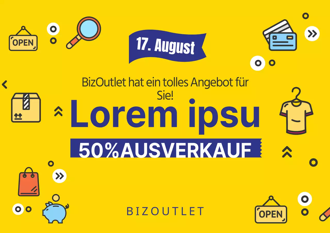 Großer Lagerverkauf