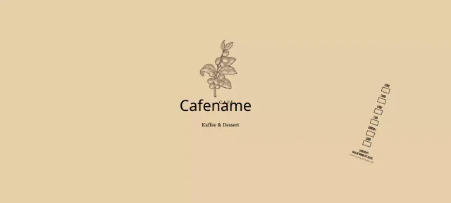 Beige botanische Blume Illustration