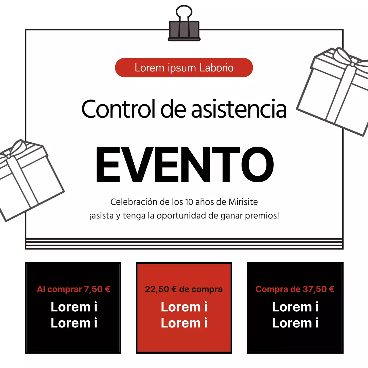 Control de asistencia