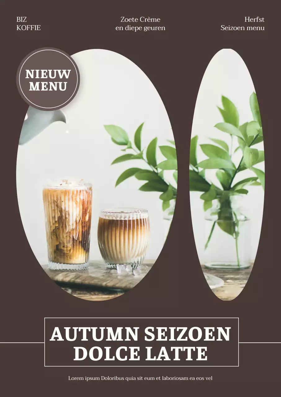 Promoot je nieuwe herfstmenu met een gezellig en luxueus concept