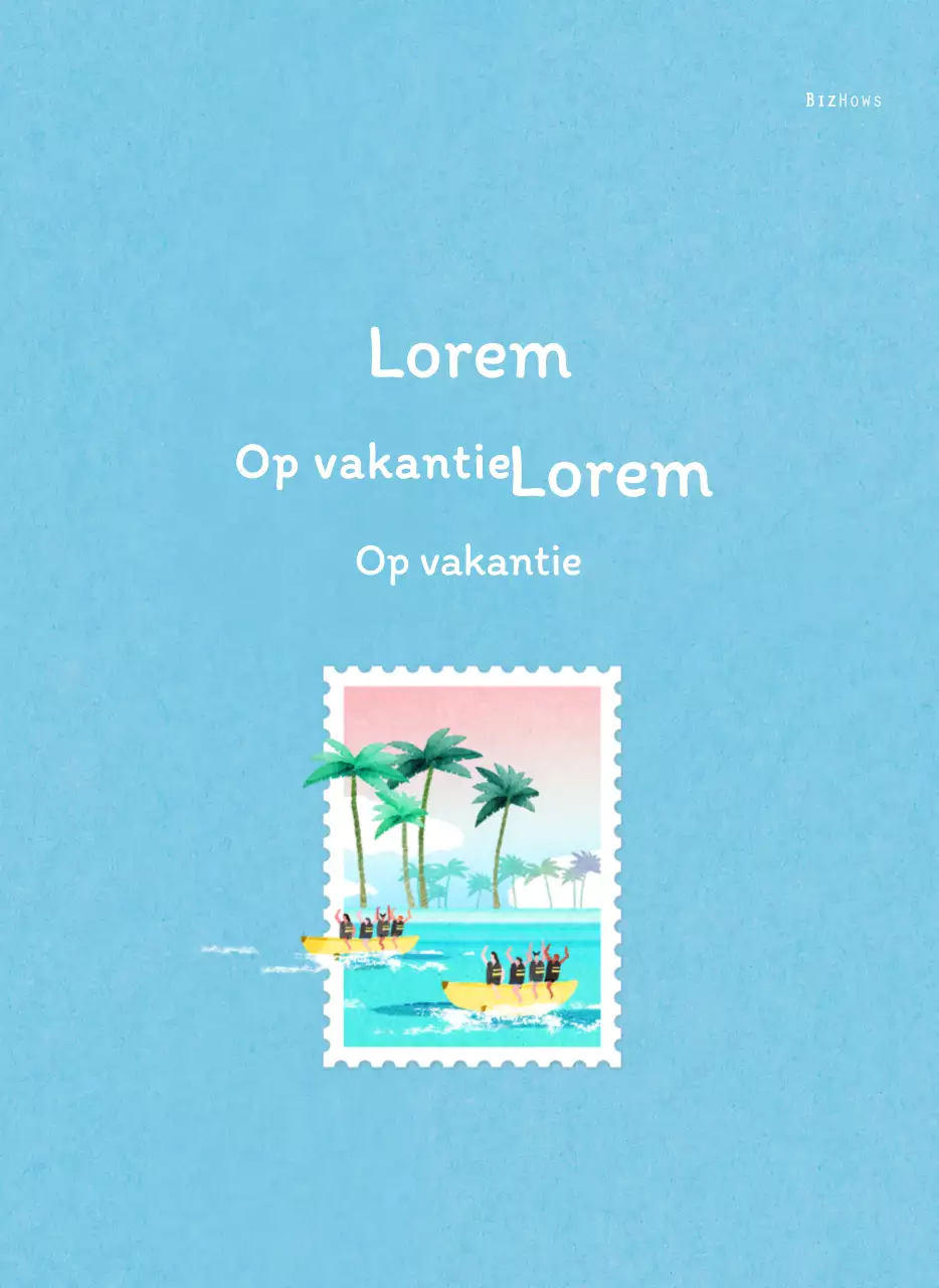 Stempelillustraties met een warm concept