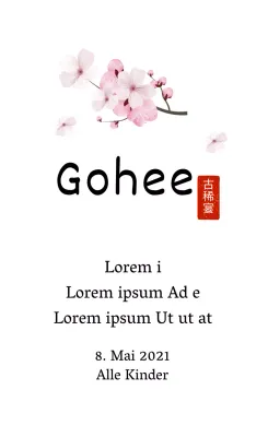 Weißer illustrierter Schriftzug hervorgehoben Traditionelles einfaches Dankeschön-Etikett