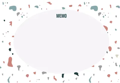 witte vormen patroon eenvoudige notities