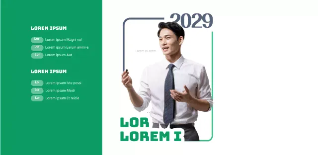 Rondetafellezing met portretten in groen en grijs