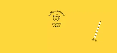 Gelbe handgezeichnete Illustration