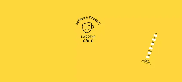 Gelbe handgezeichnete Illustration