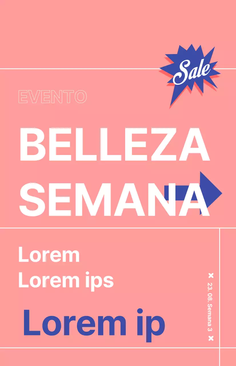 Bandera de promoción de descuentos en cosméticos con fondo rosa