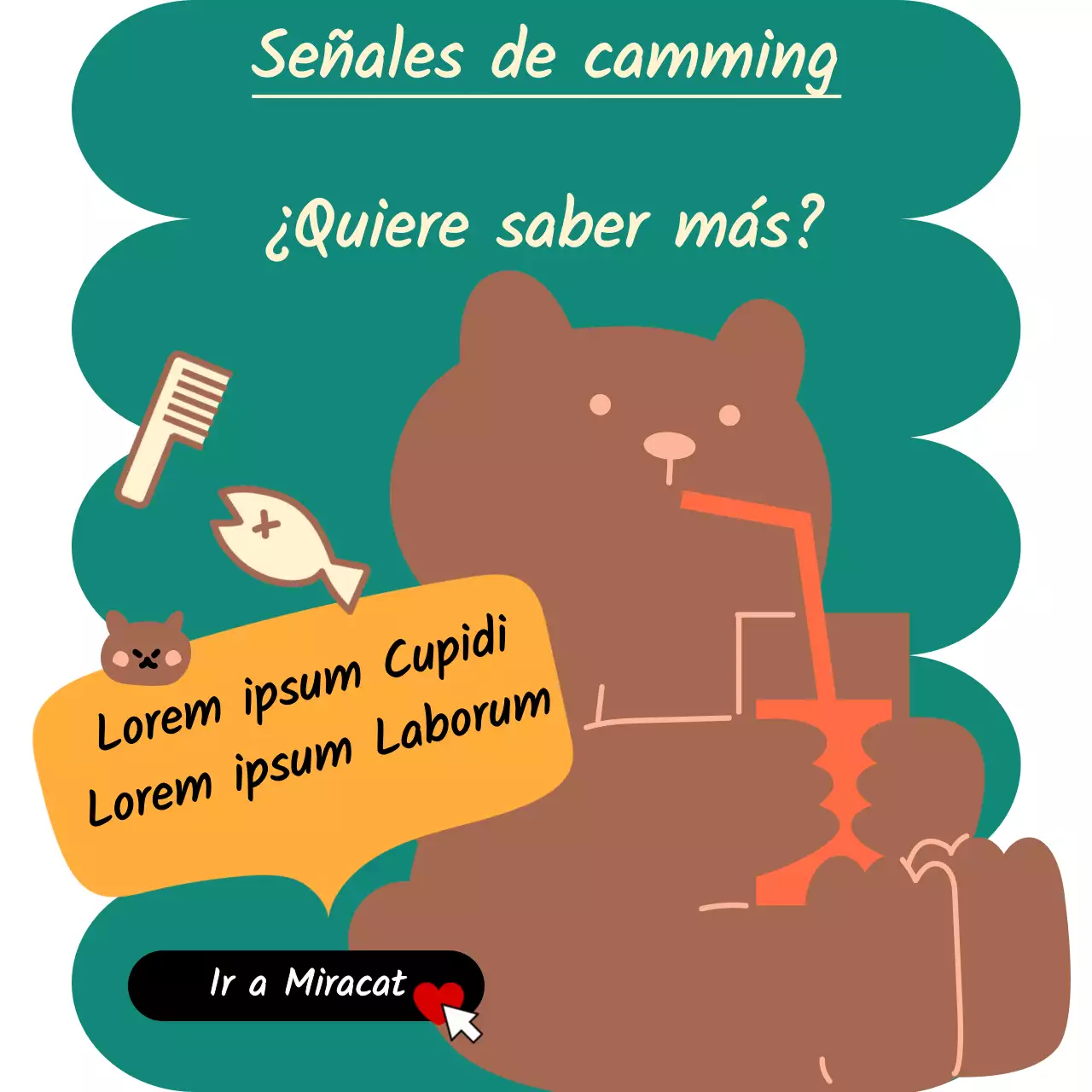 La adorable historia del lenguaje gatuno de Brown y Yellow