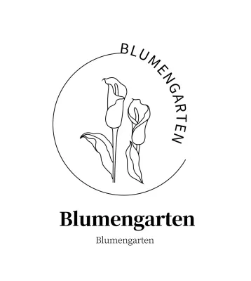 Einfaches Blumenladen-Logo
