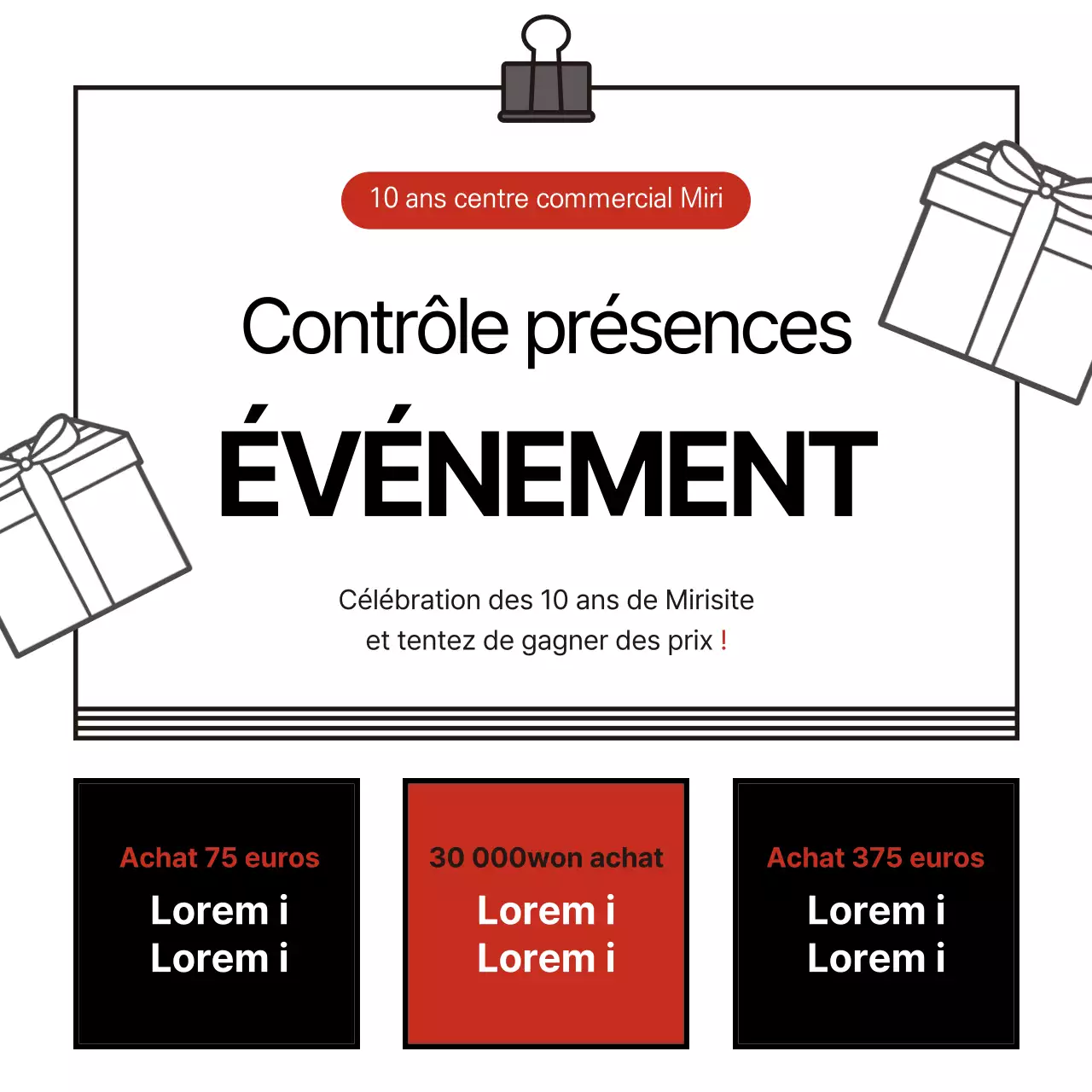 Contrôle des présences