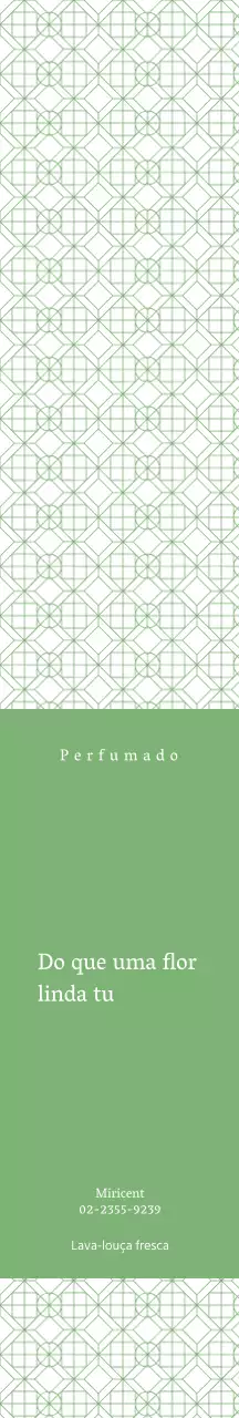 Papel de embrulho para difusor de fundo com padrão verde