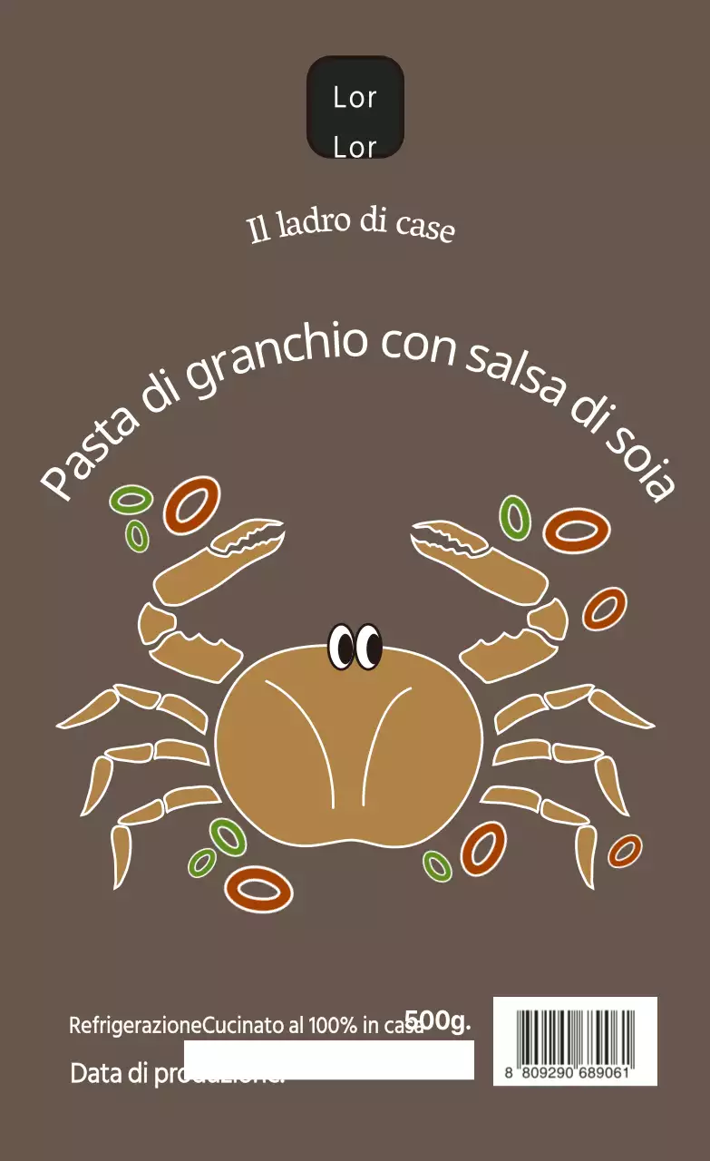 Pasta di granchio in salsa di soia